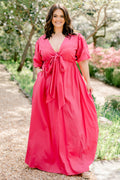 Looking At Me Maxi Dress, Fuchsia