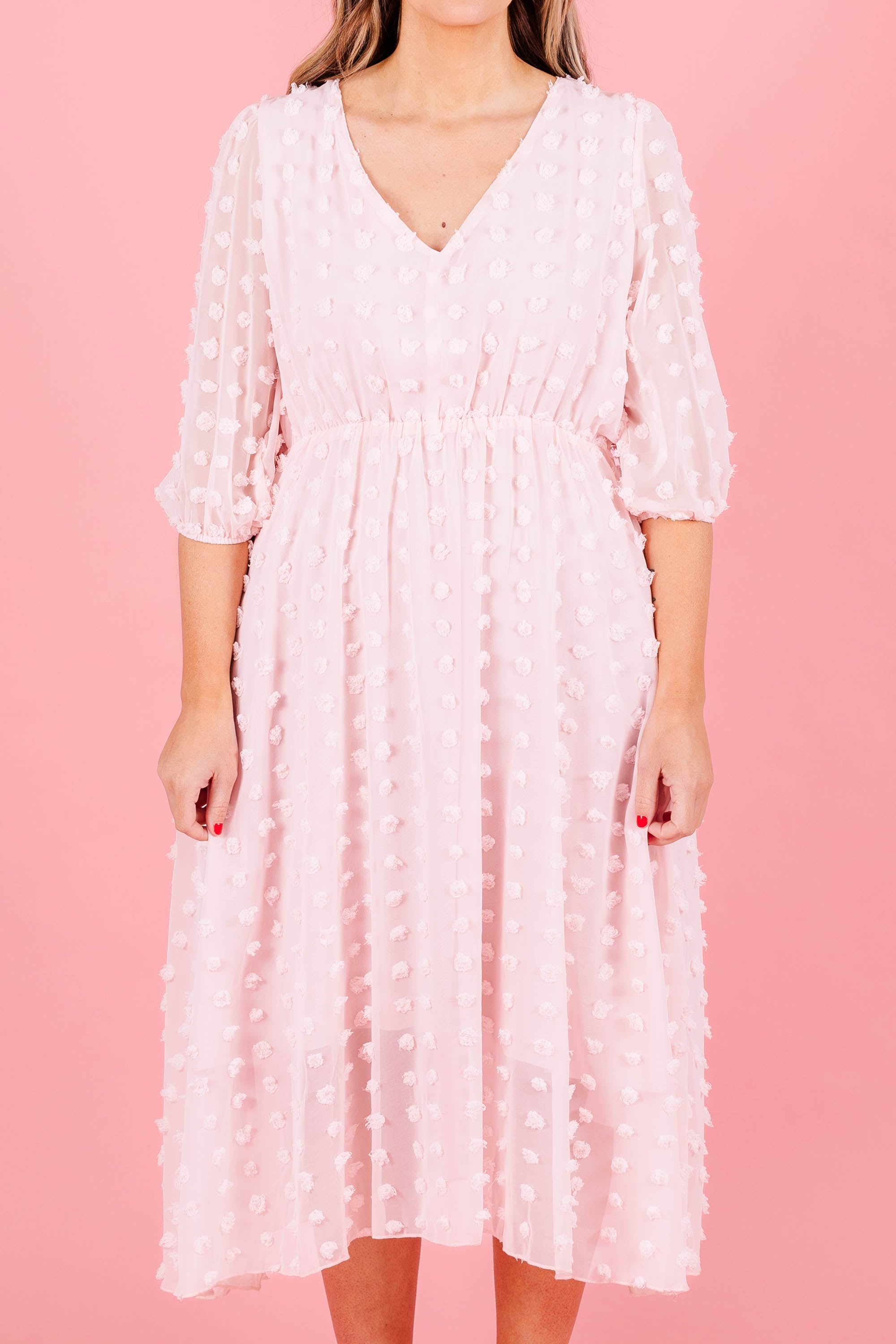 Looking Chic Dress, Pink