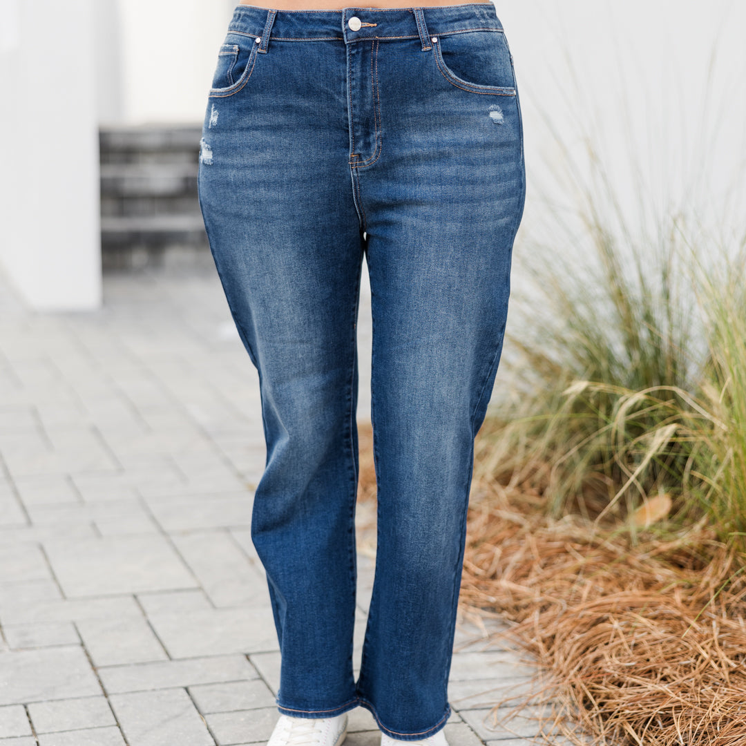 Lost In The Details Jeans, Dark Wash