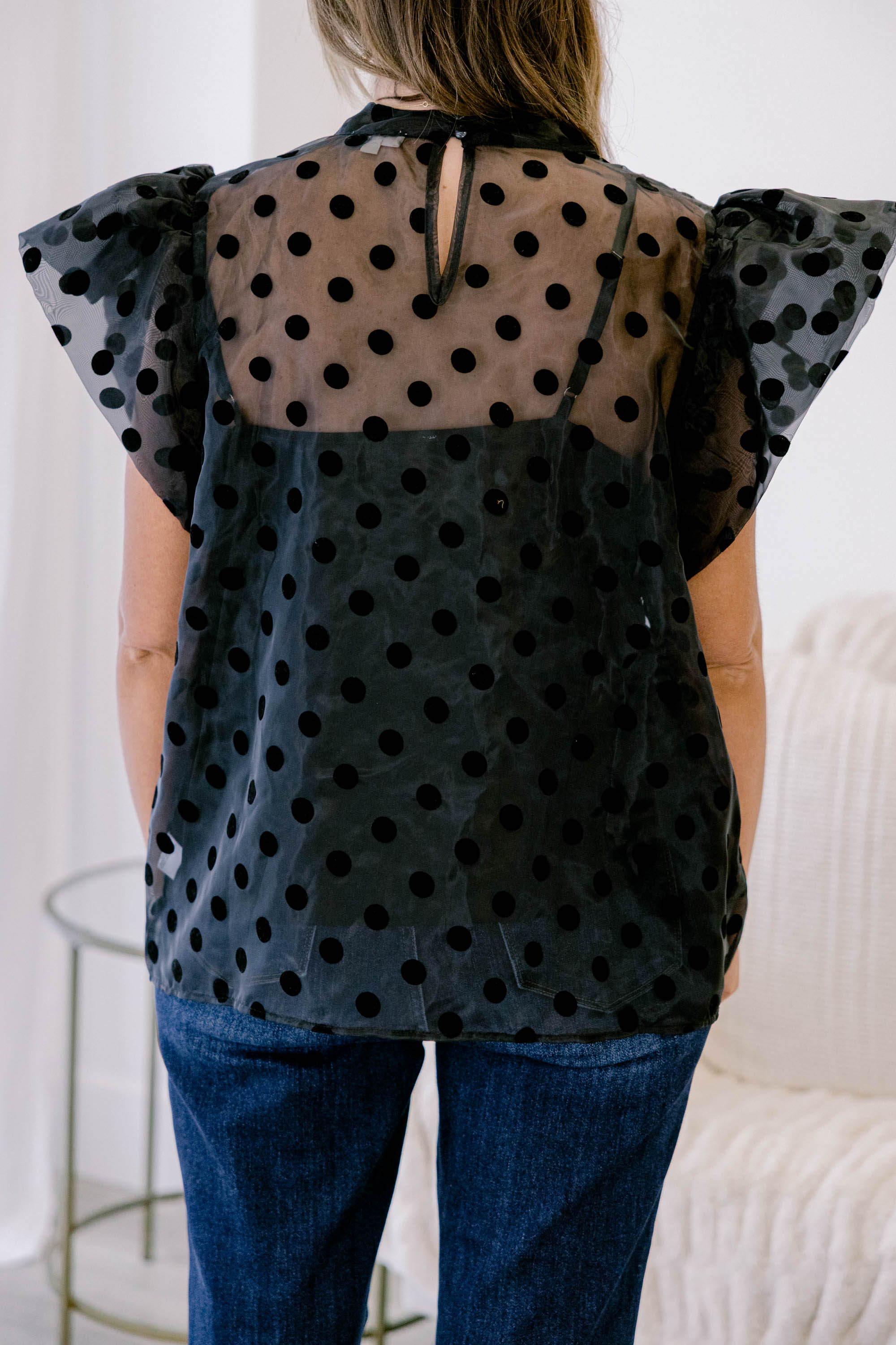 Lost In The World Blouse, Black