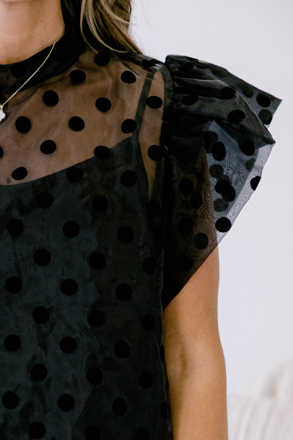 Lost In The World Blouse, Black