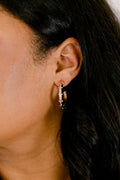 Lost In the Love Earrings, Gold