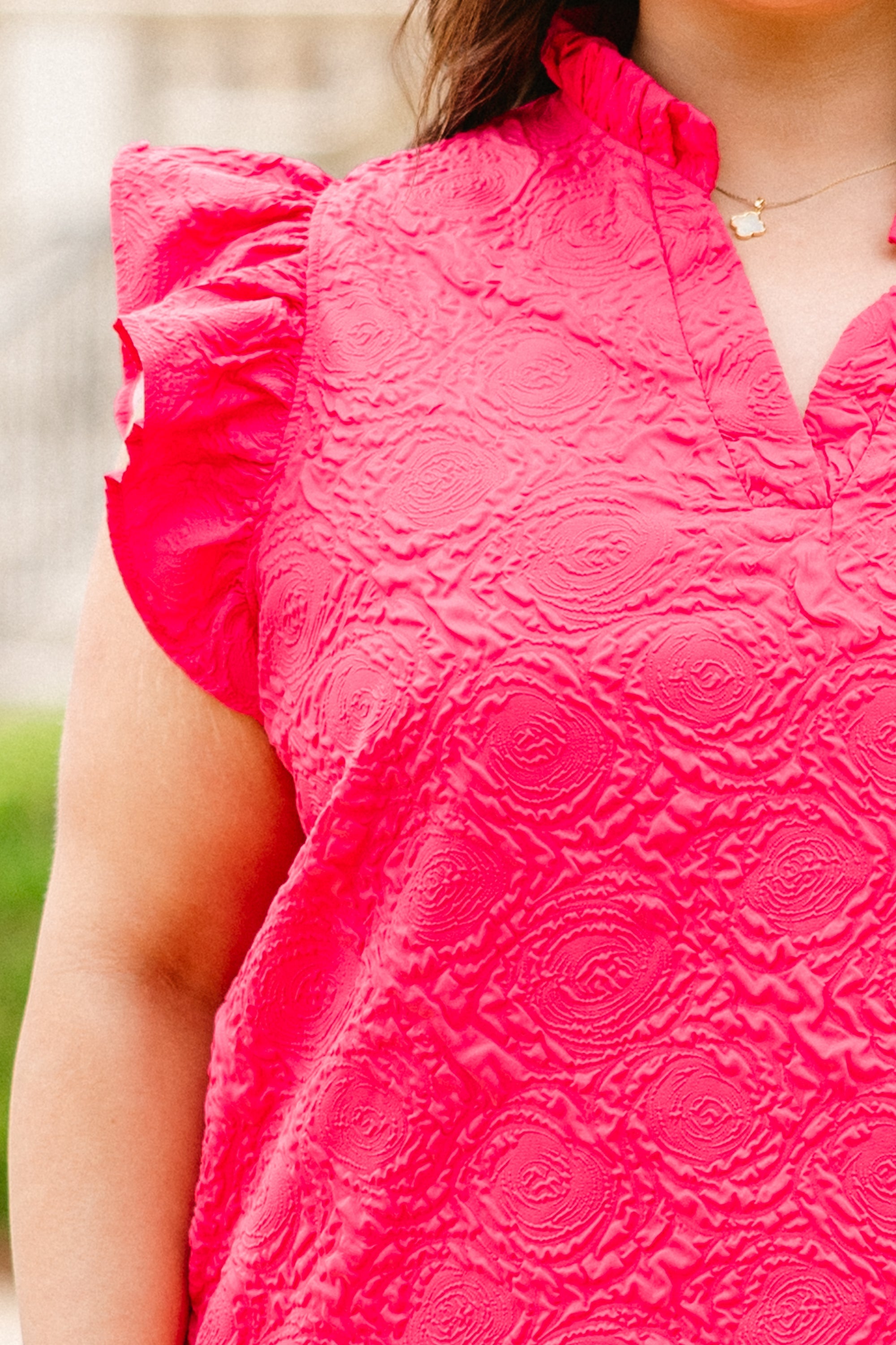 Lost The Chance Top, Hot Pink