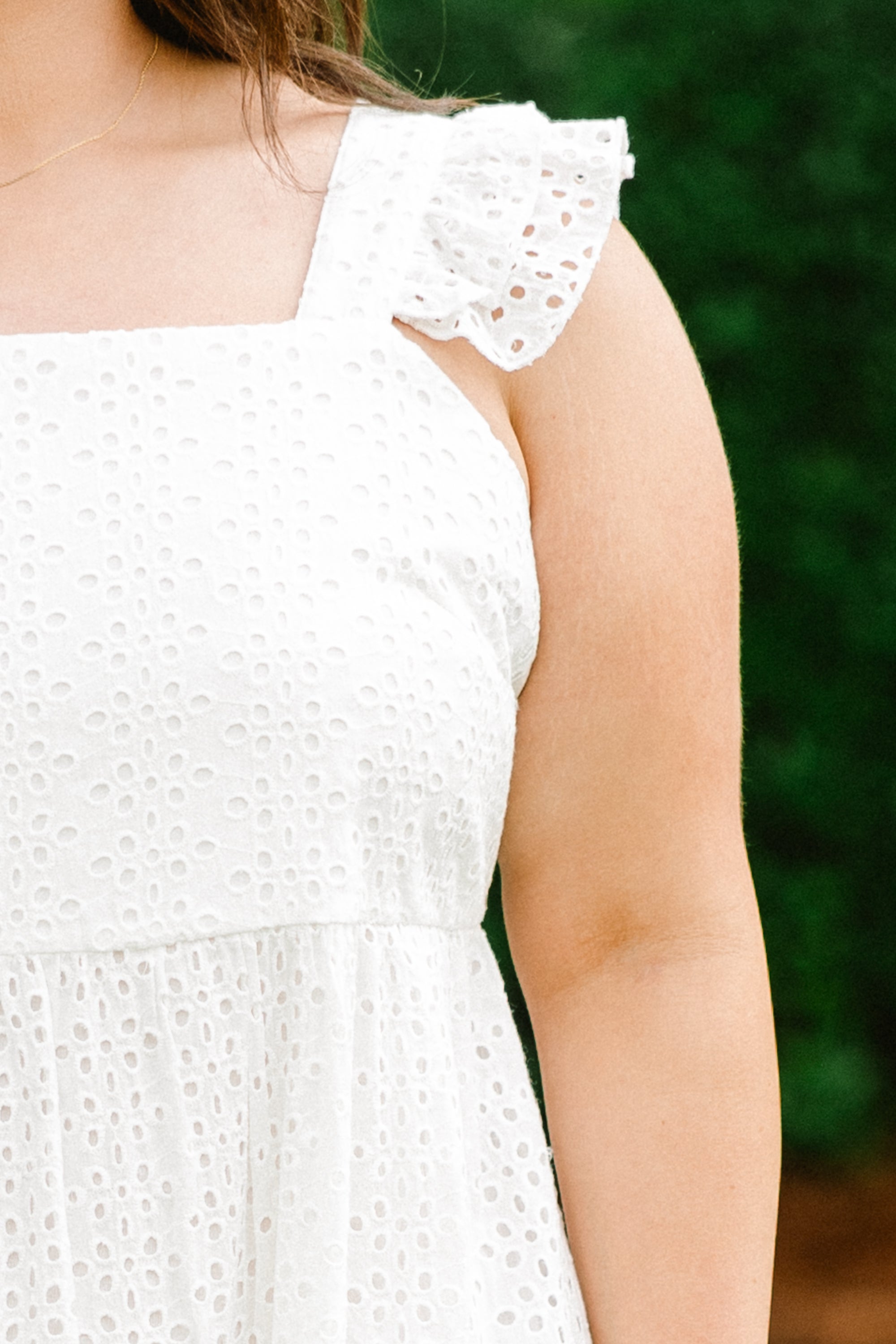 Lots To Love Dress, White