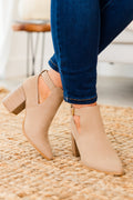 Lost Your Chance Booties, Taupe