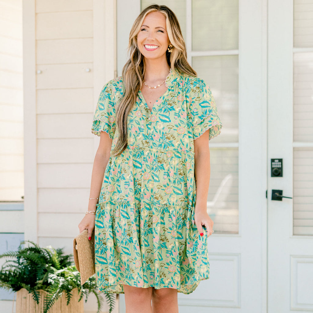 Lost Your Chance Dress, Green