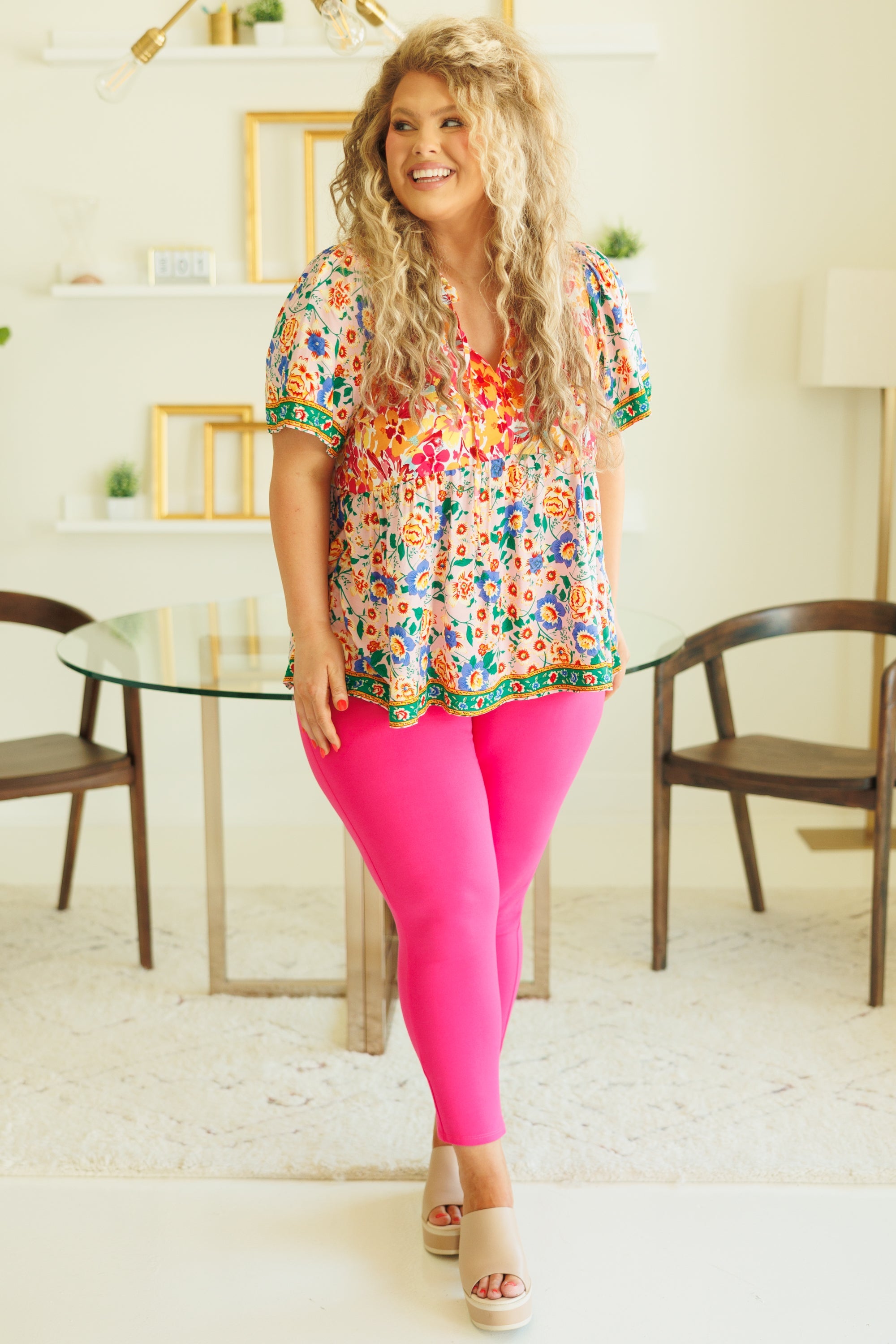 Love And Be Loved By Me Top, Pink Mix