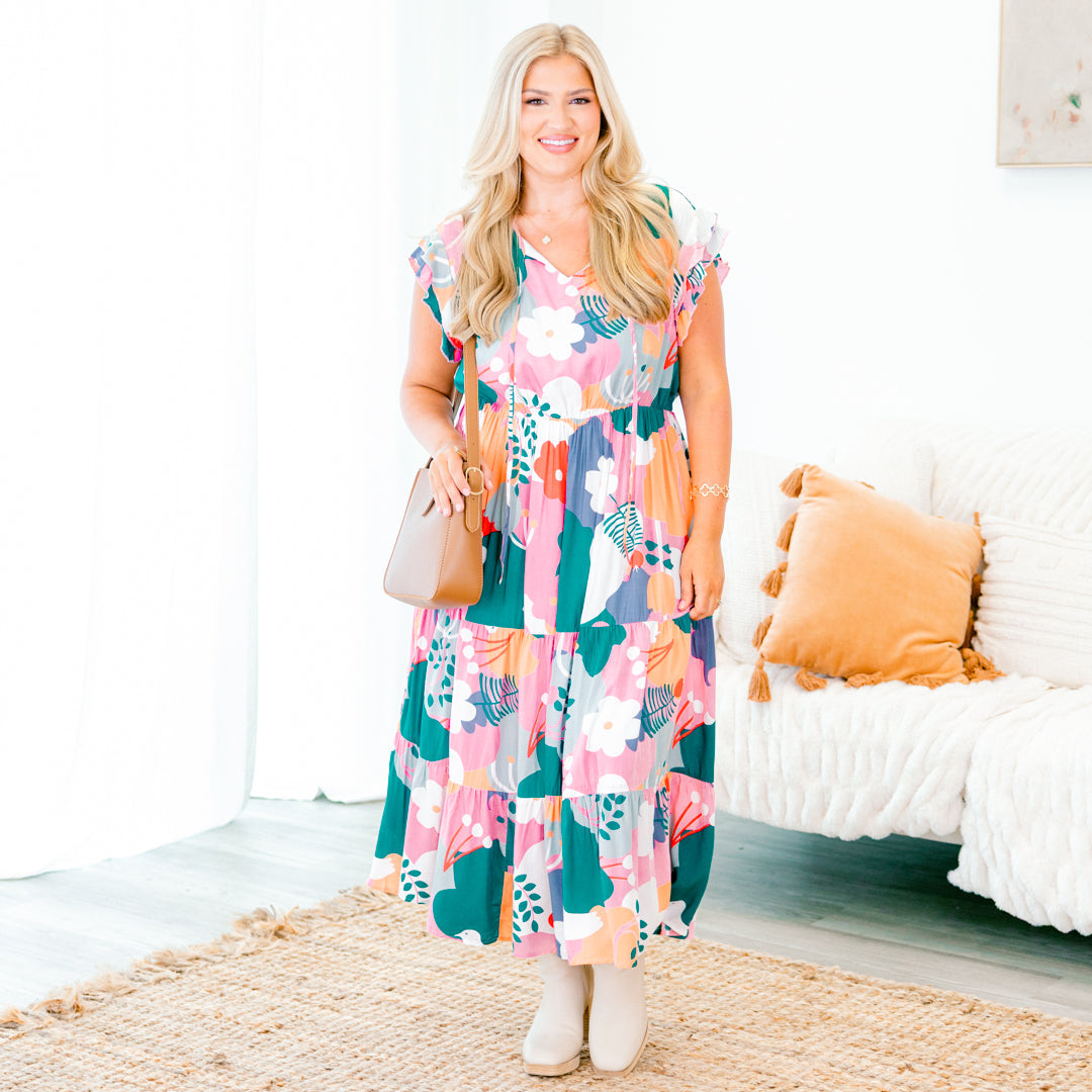 Love And Care Dress, Pink