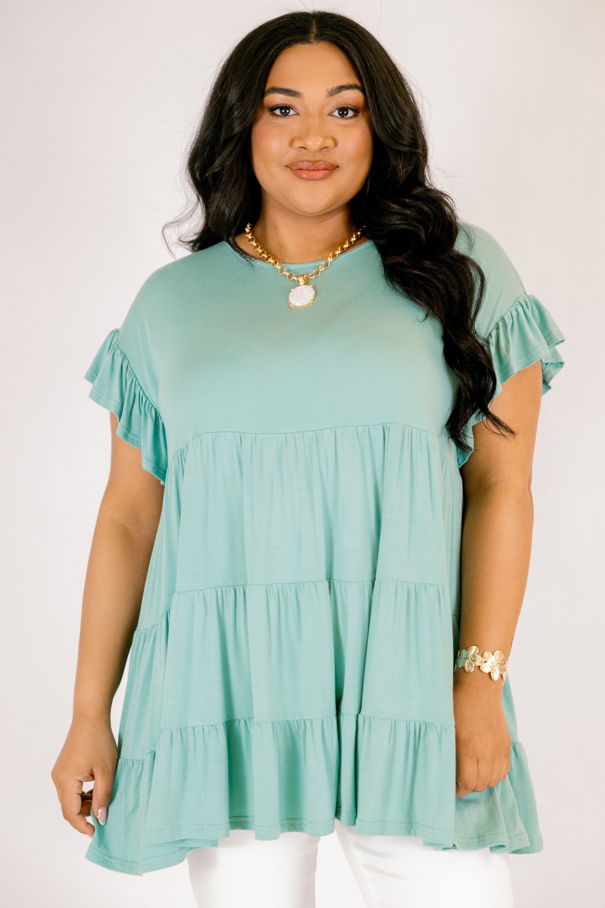 Love And Honey Tunic, Teal