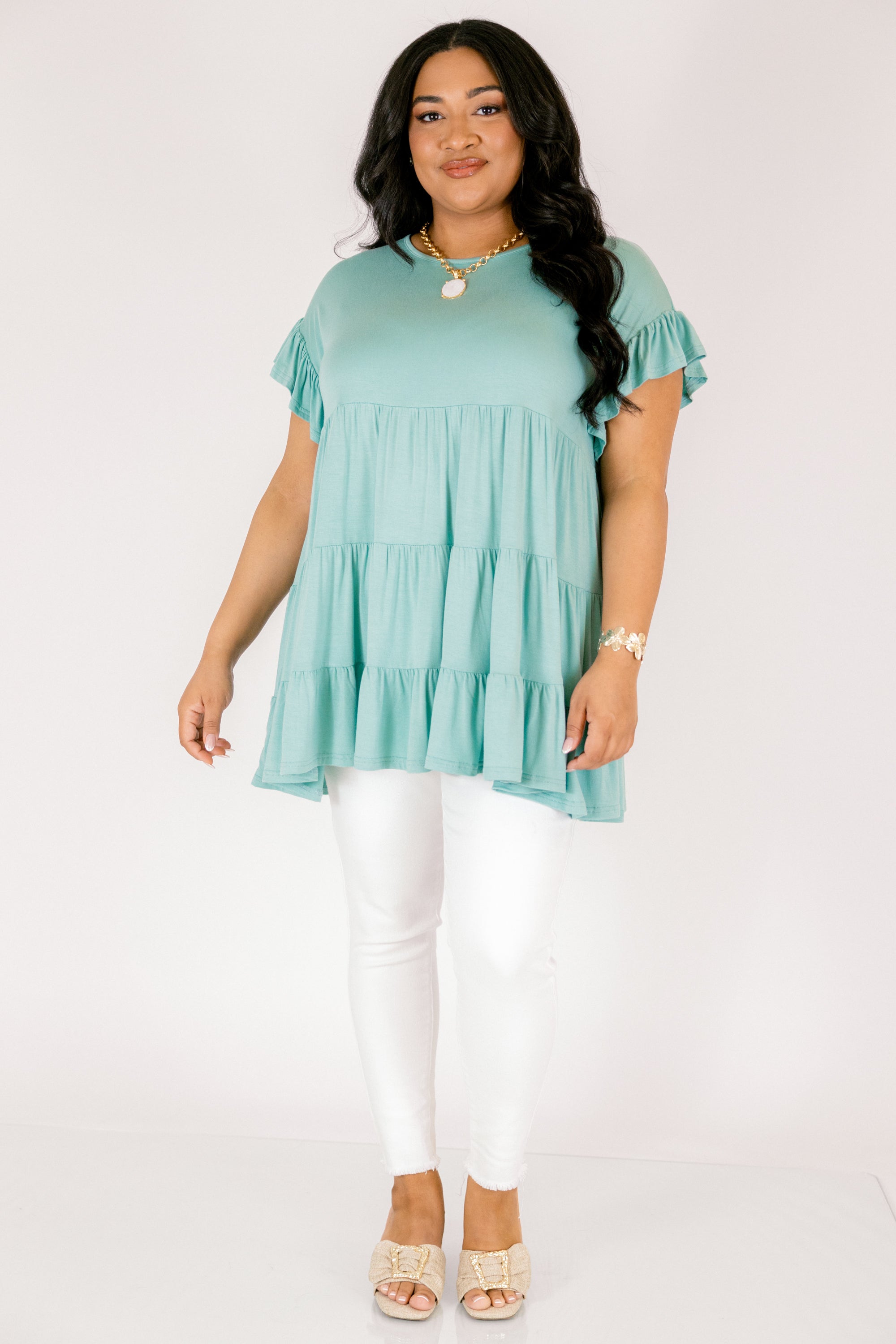 Love And Honey Tunic, Teal
