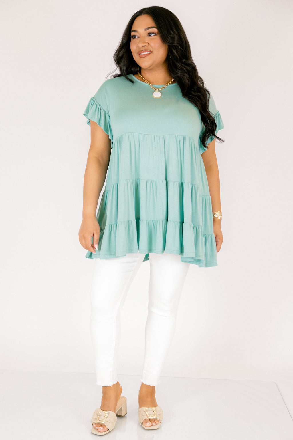 Love And Honey Tunic, Teal