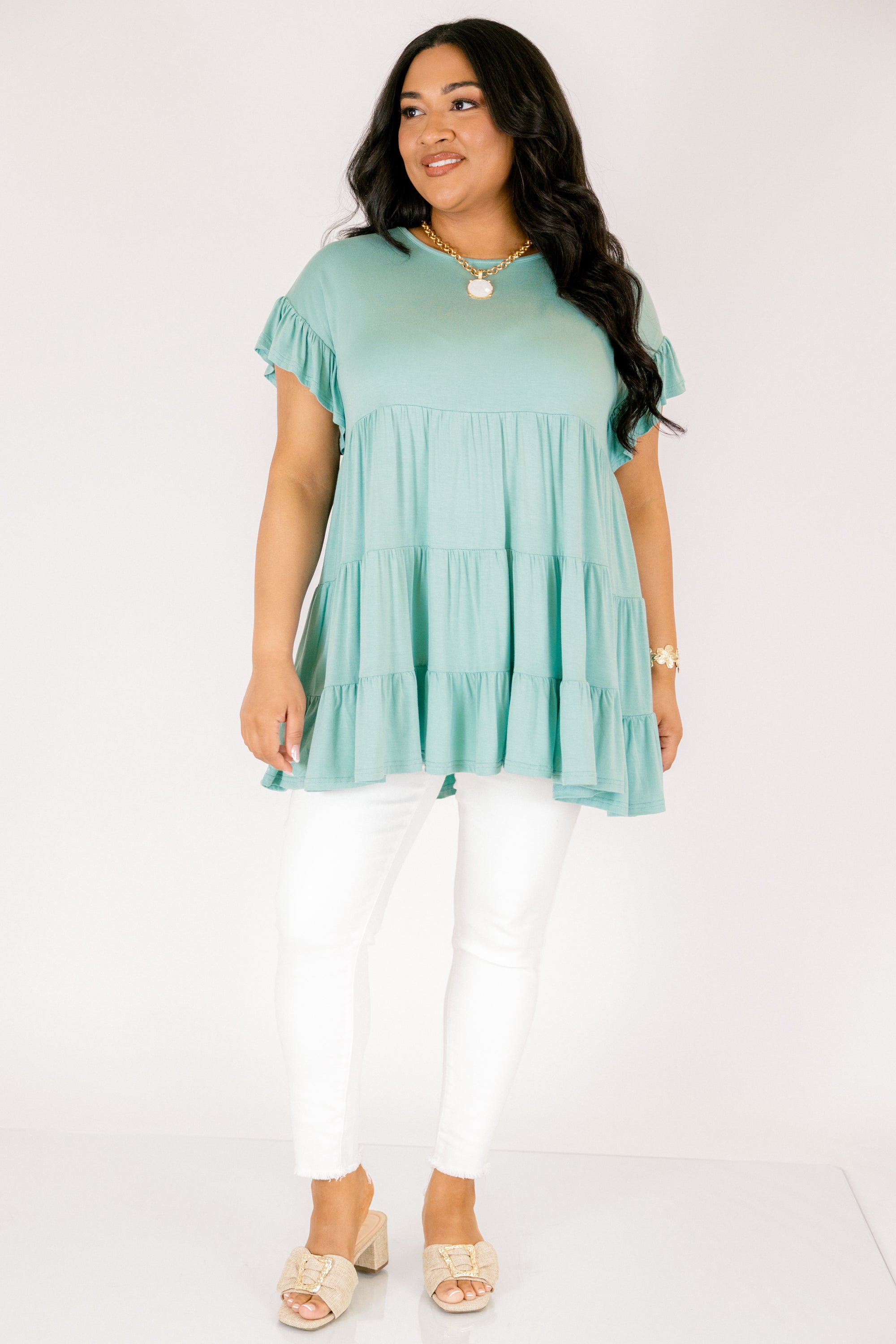 Love And Honey Tunic, Teal