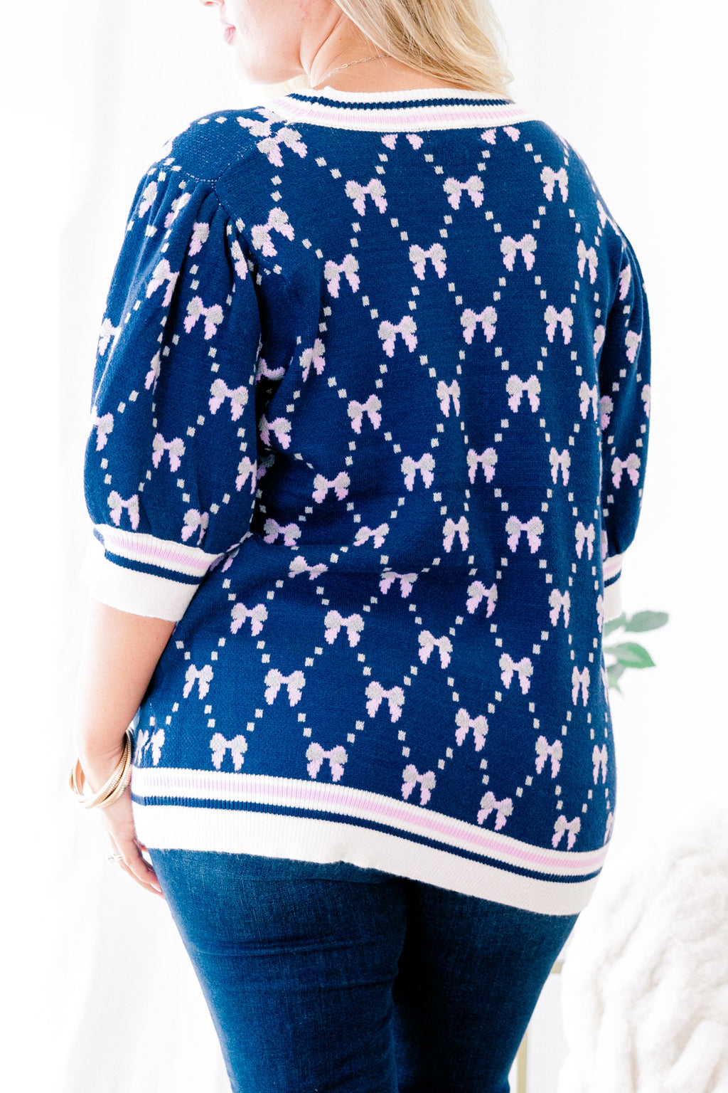 Love And Life Sweater, Navy Blue