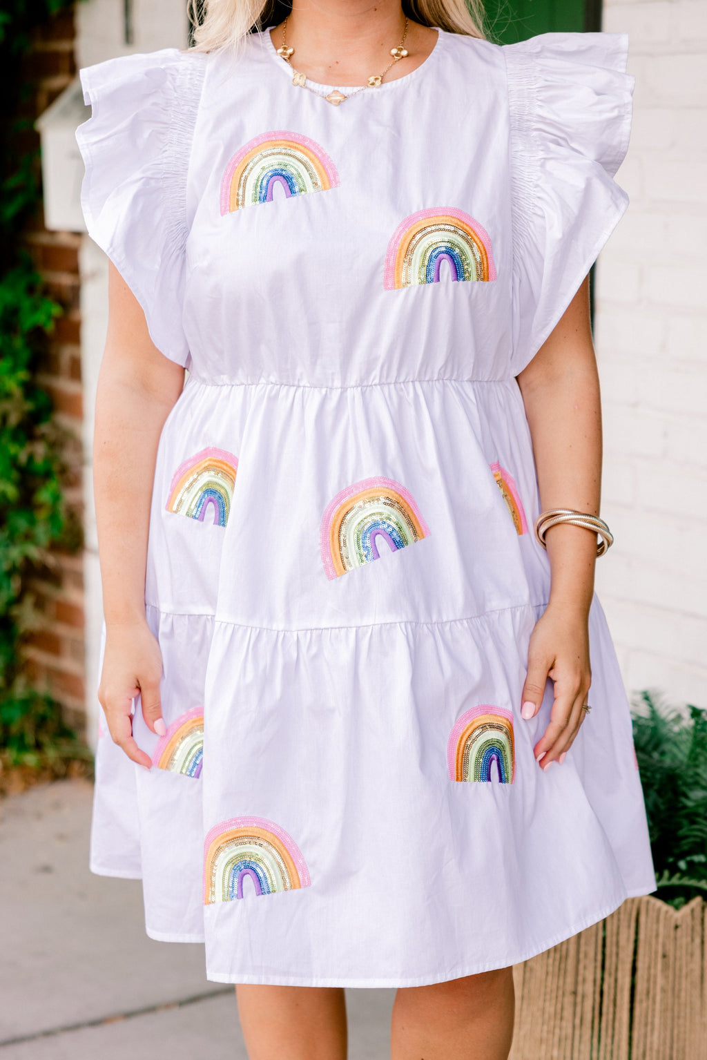 Love And Luck Dress, White