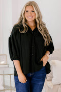 Love Is All Around Blouse, Black