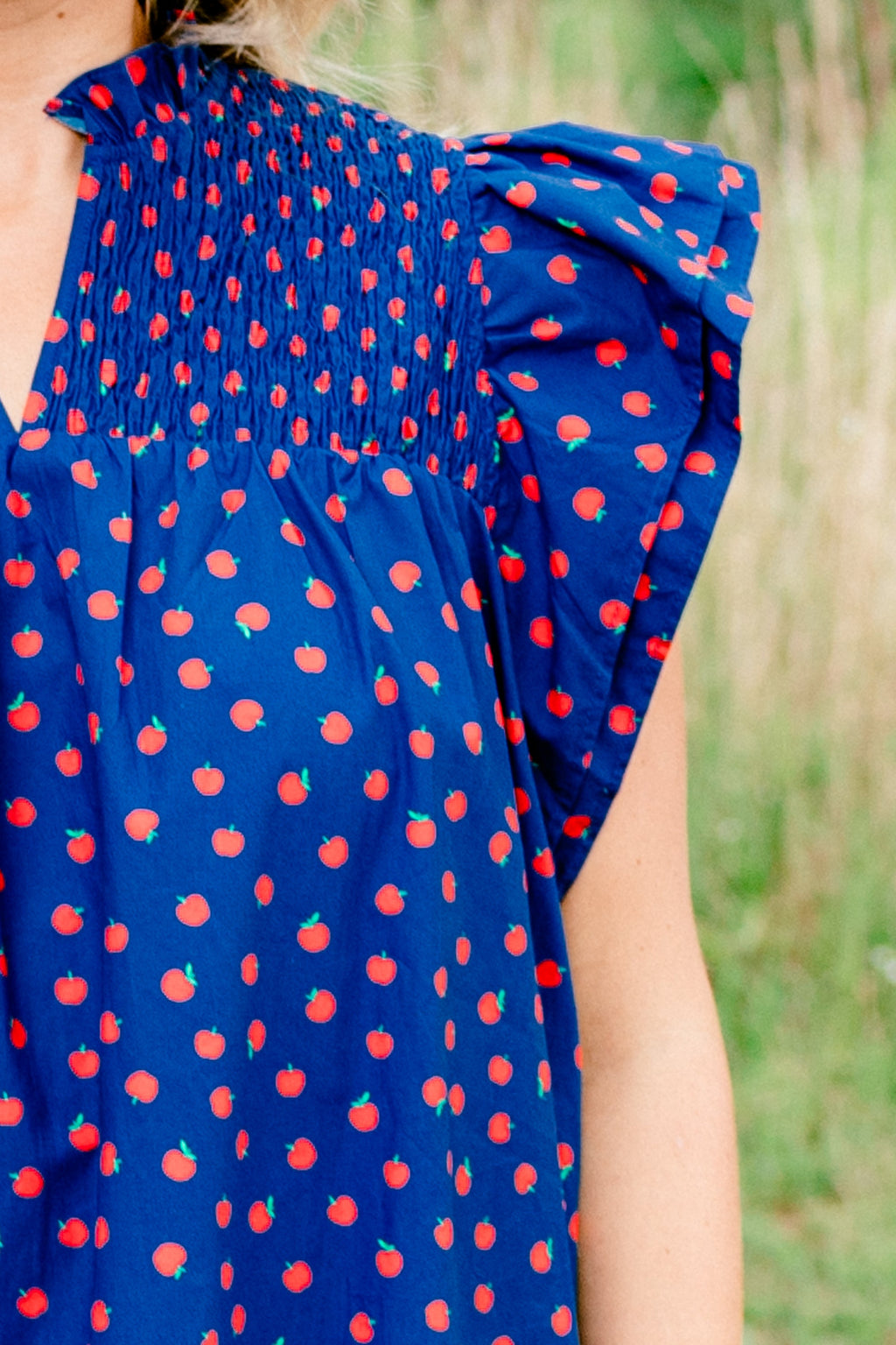 Love Like Mine Top, Navy Apple