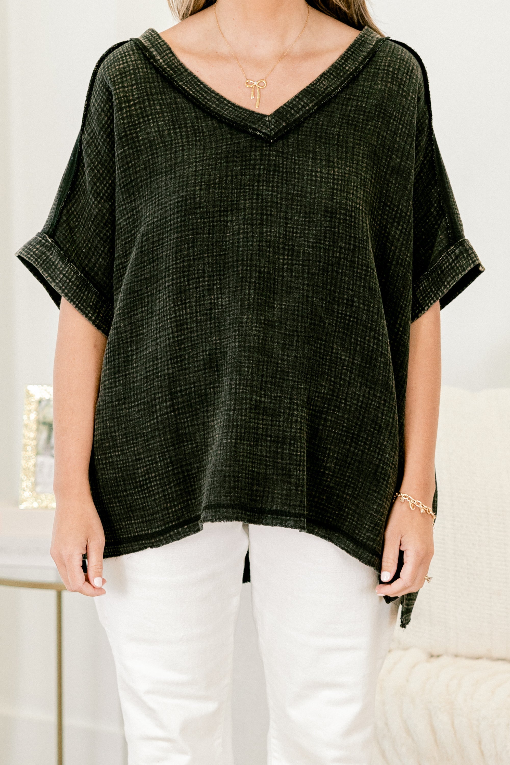 Love Like You Mean It Top, Ash Black