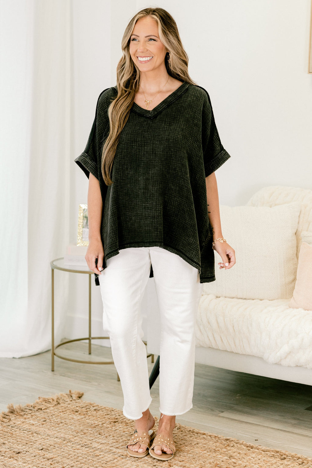 Love Like You Mean It Top, Ash Black