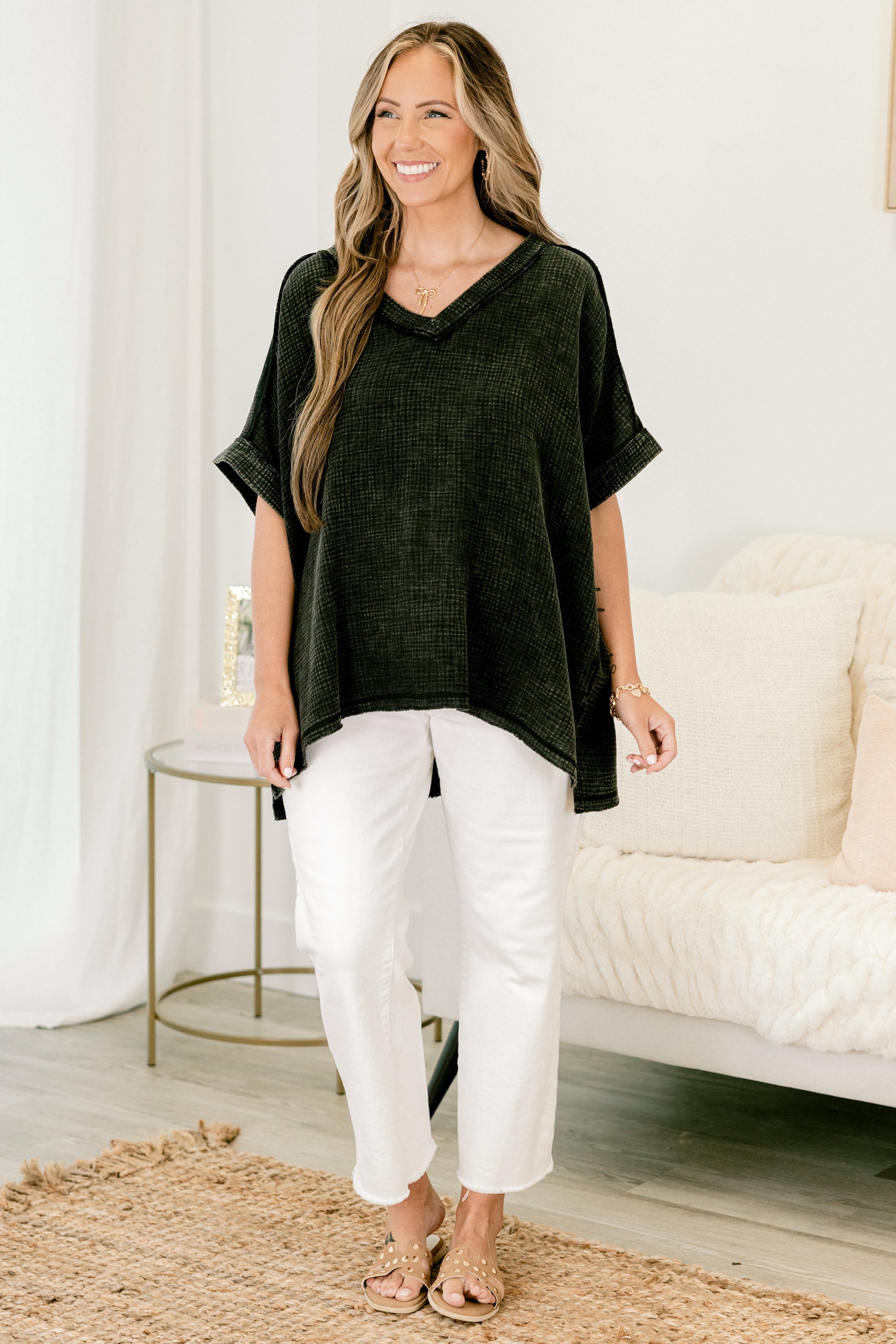 Love Like You Mean It Top, Ash Black