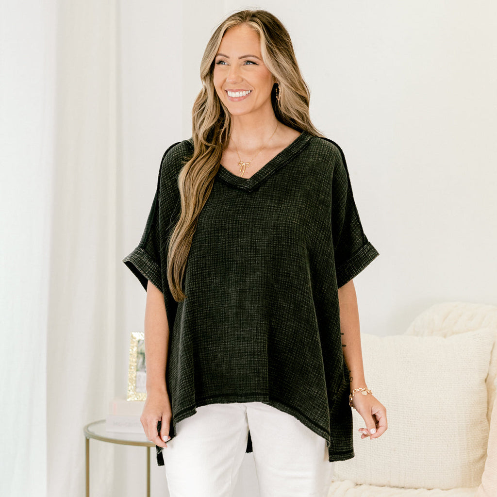 Love Like You Mean It Top, Ash Black