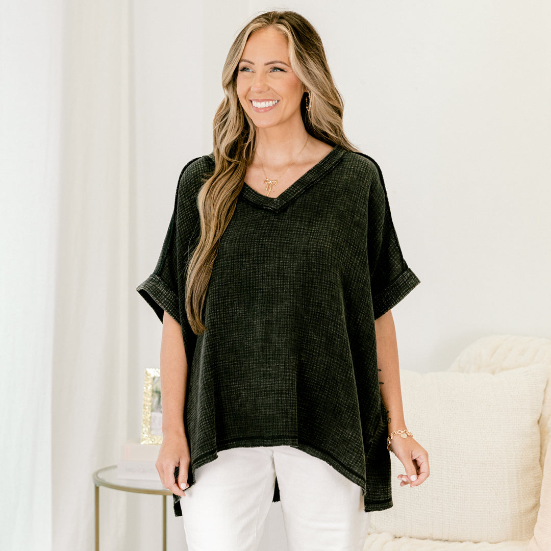 Love Like You Mean It Top, Ash Black