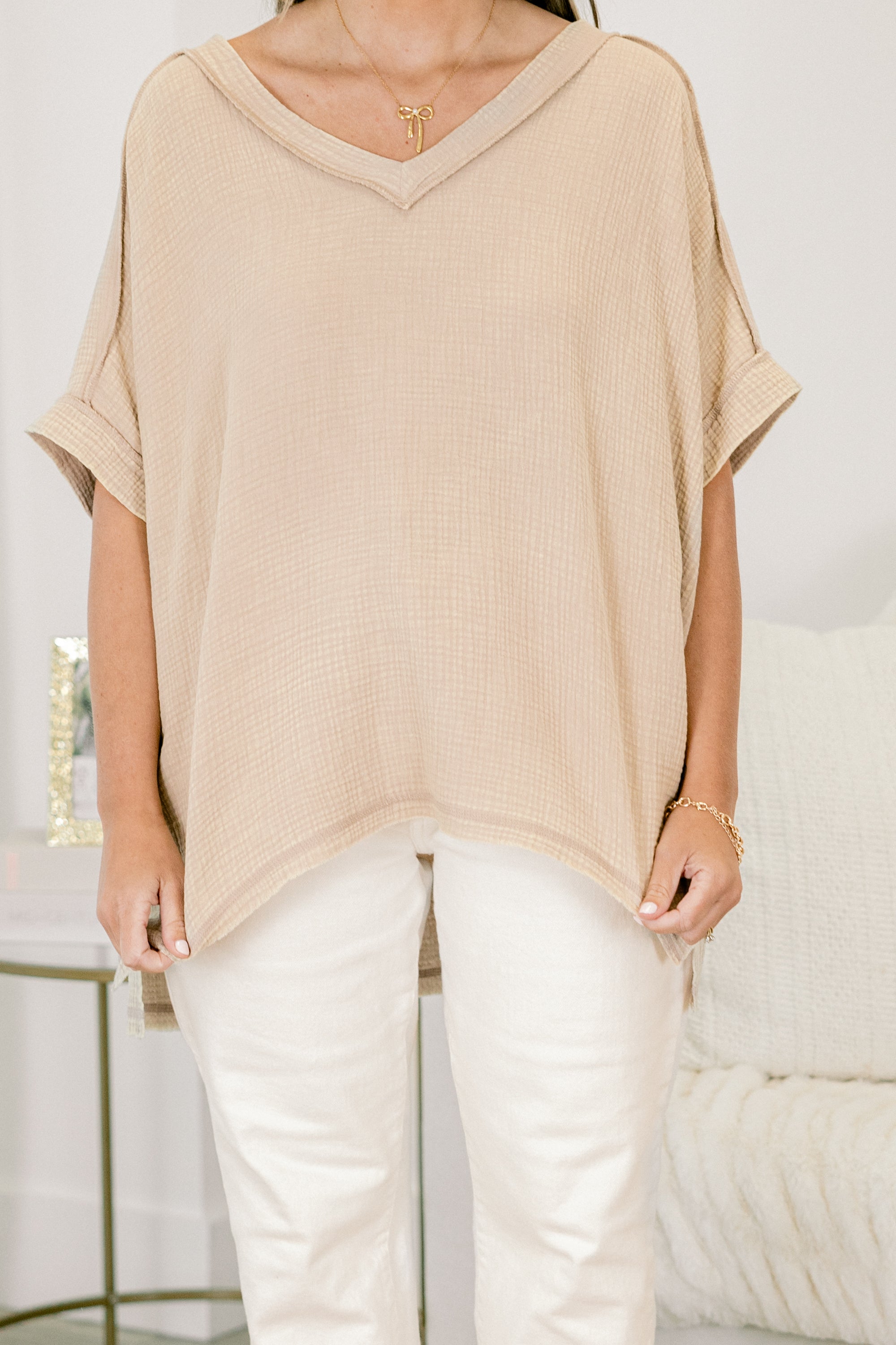 Love Like You Mean It Top, Ash Mocha