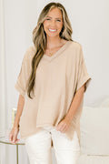 Love Like You Mean It Top, Ash Mocha