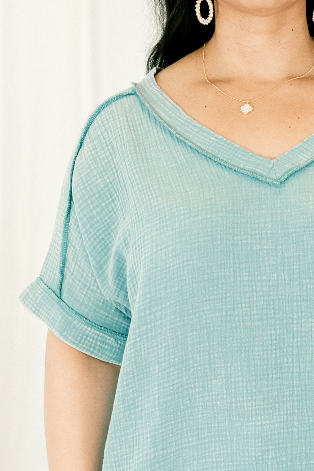 Love Like You Mean It Top,  Dusty Teal