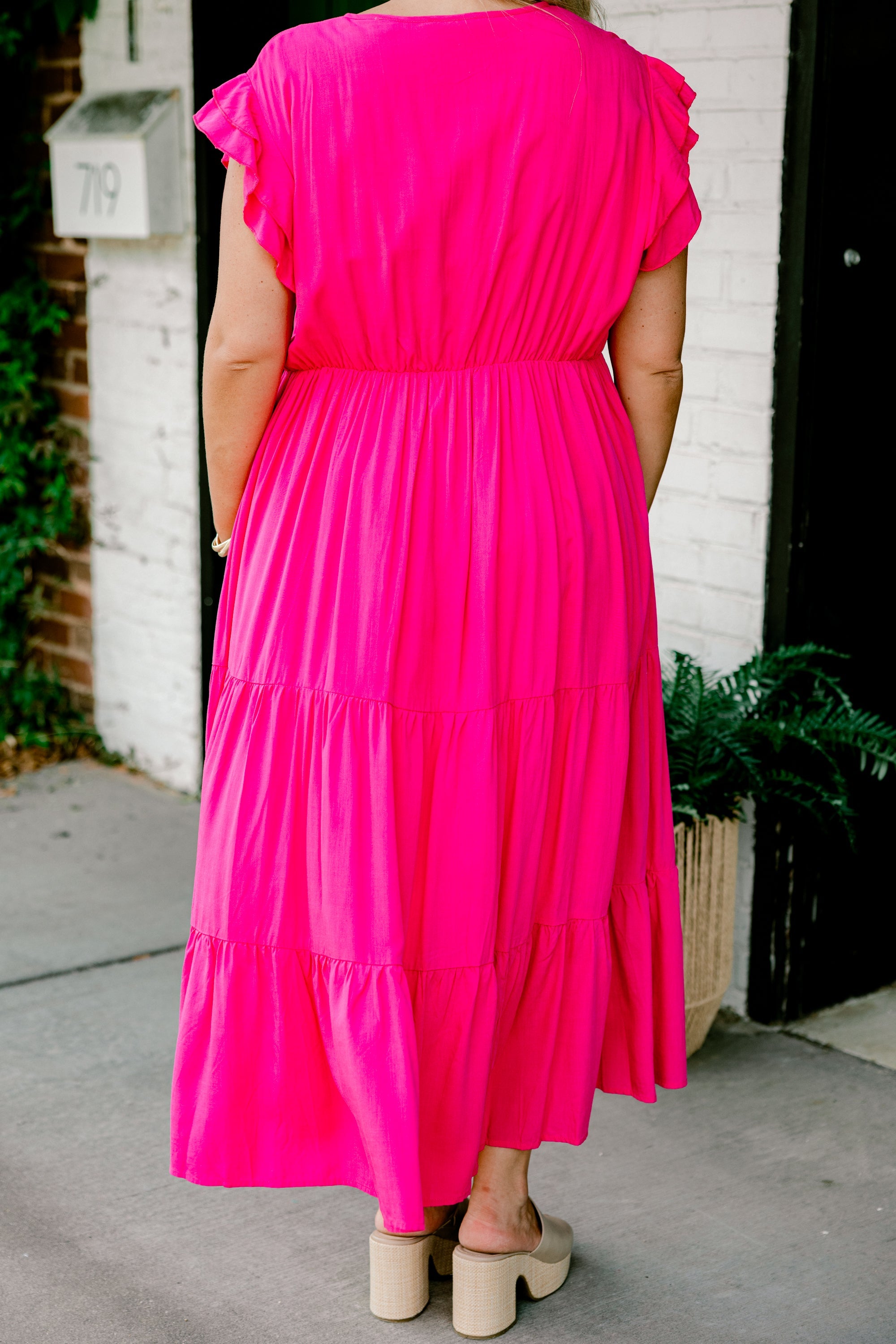 Love Me or Leave Me Dress, Hot Pink