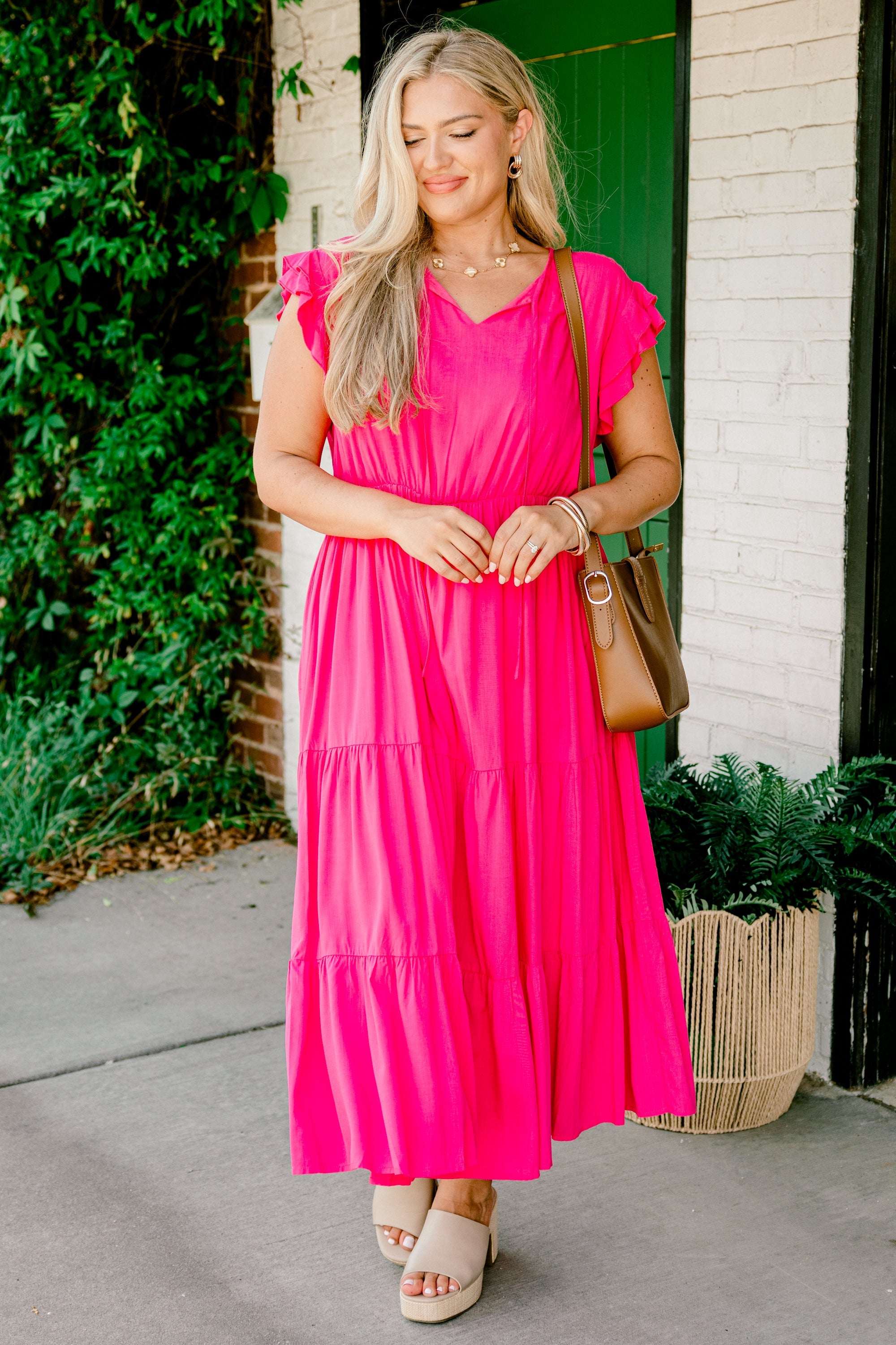 Love Me or Leave Me Dress, Hot Pink