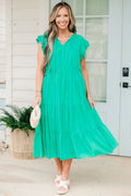 Love Me or Leave Me Dress, Teal