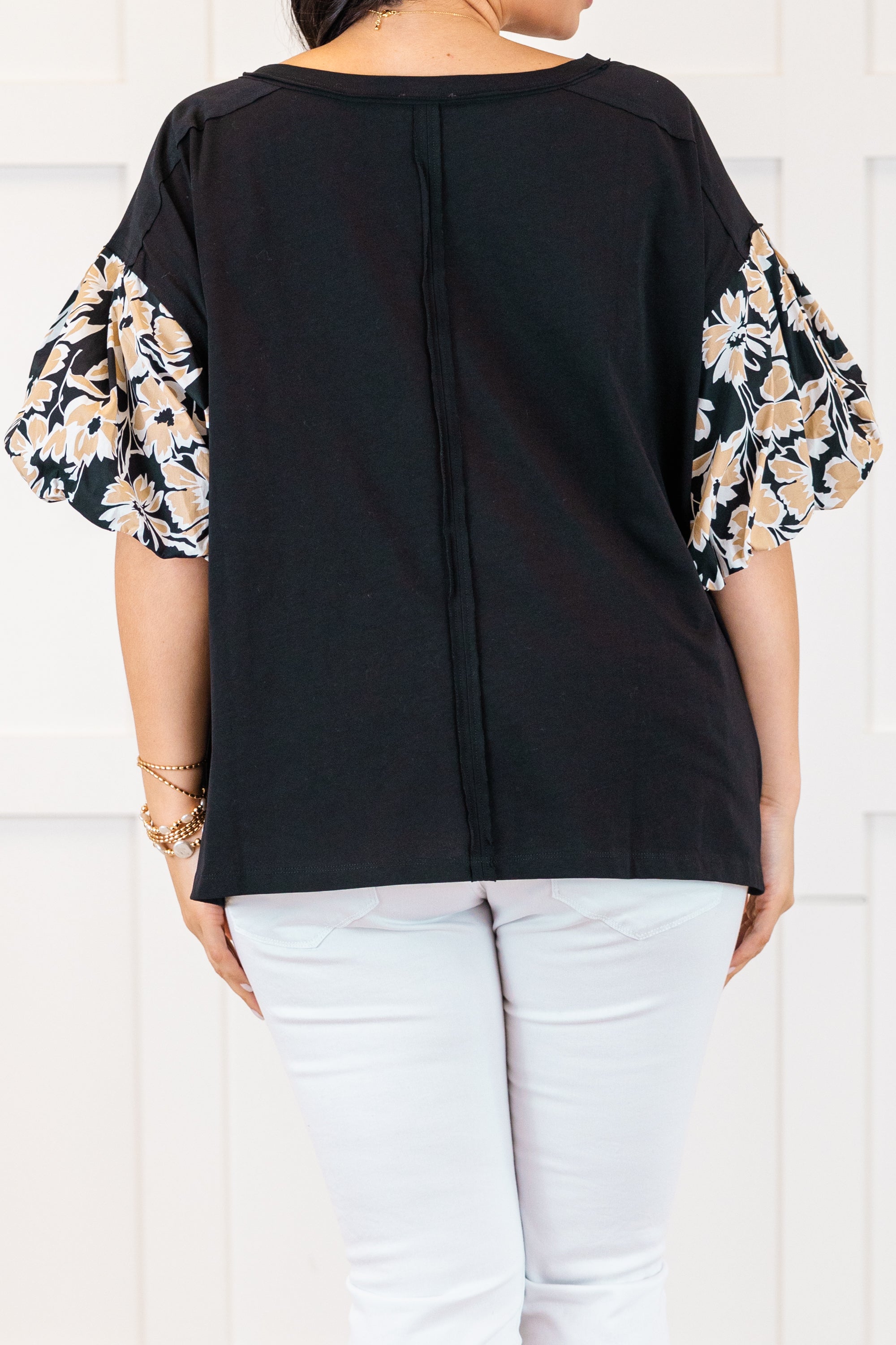 Love My Life Top, Black