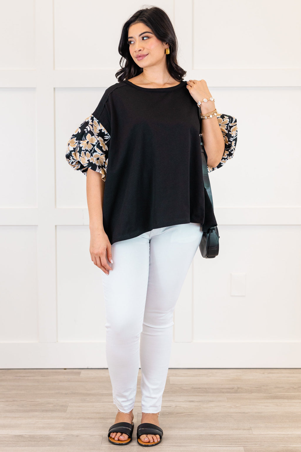 Love My Life Top, Black