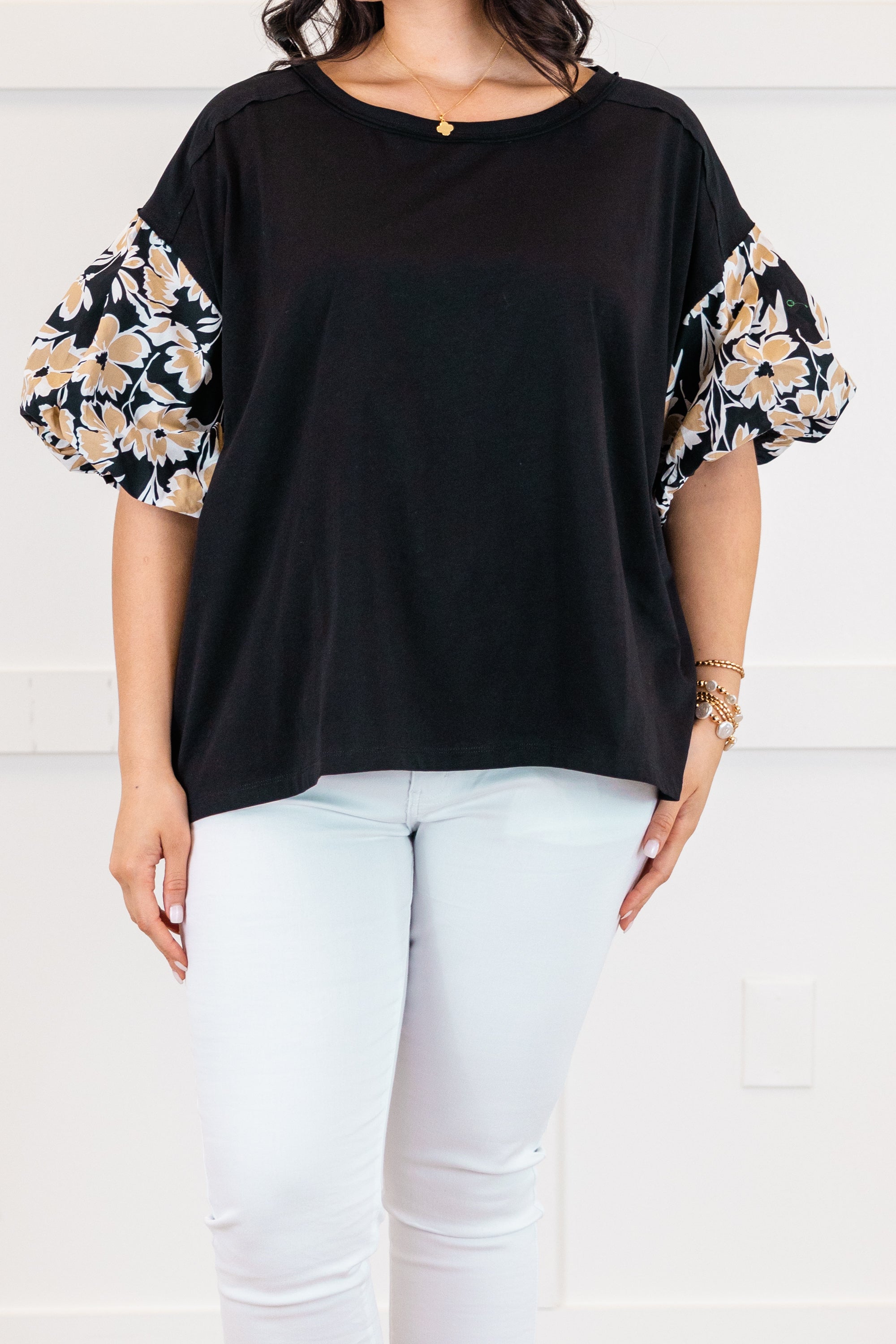 Love My Life Top, Black
