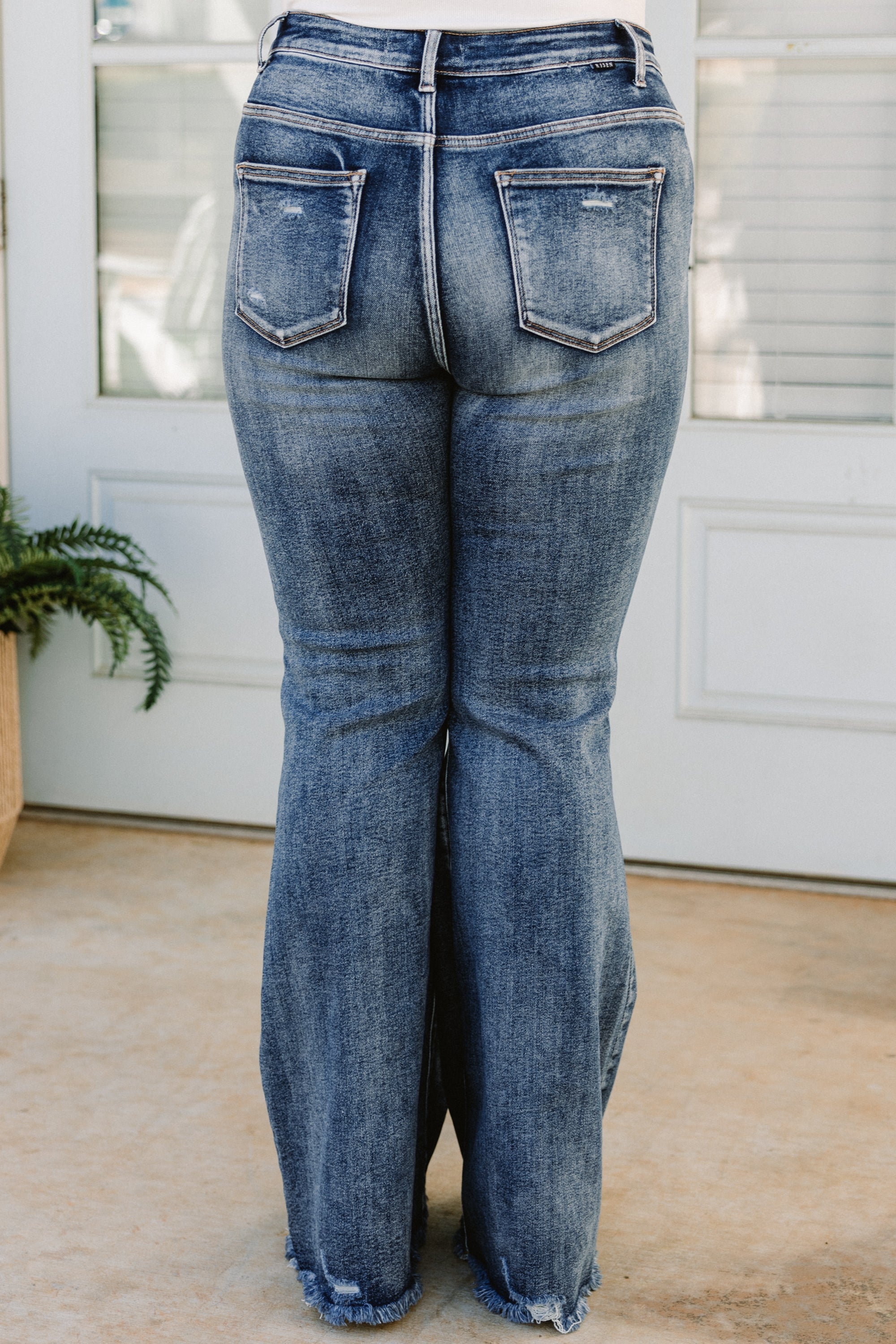 Love You Long Time Jeans, Dark Wash