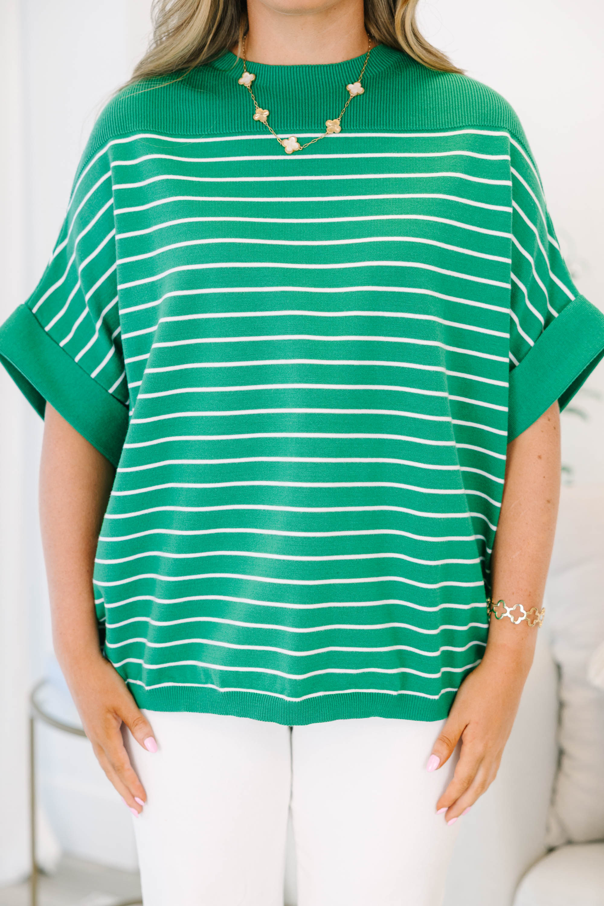 Love You Mean It Top, Kelly Green