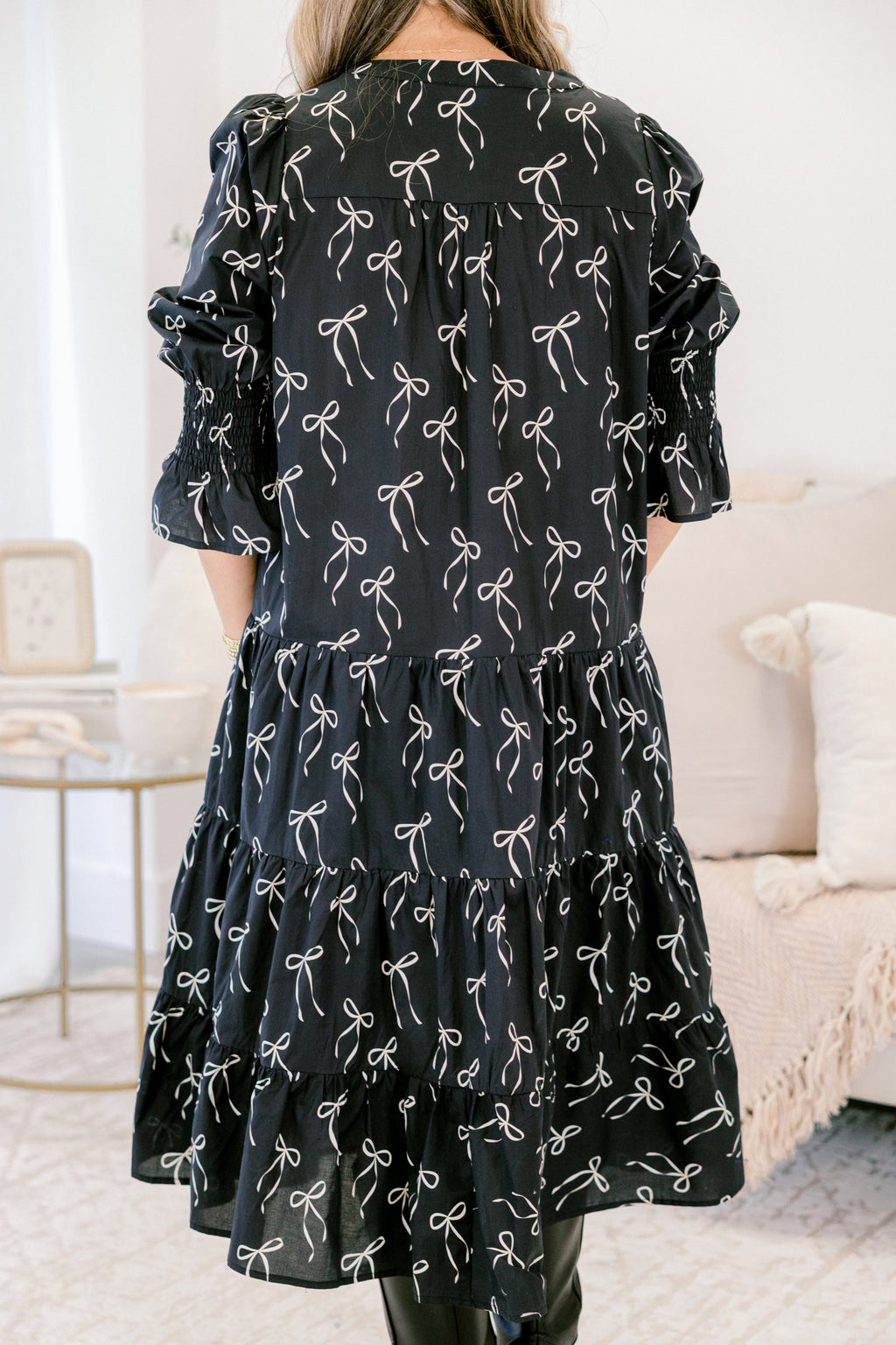 Love You So Dress, Black Bow