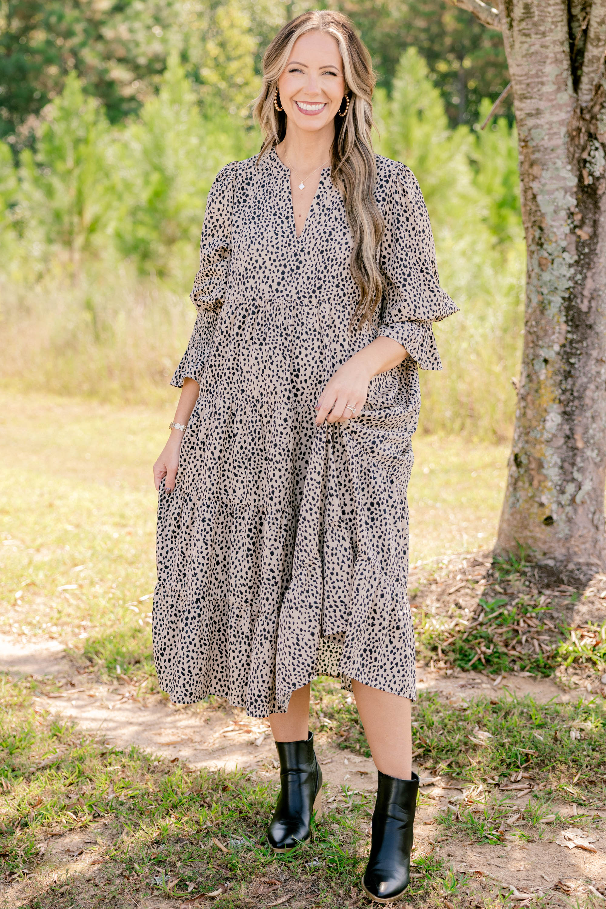 Love You So Dress, Brown Leopard