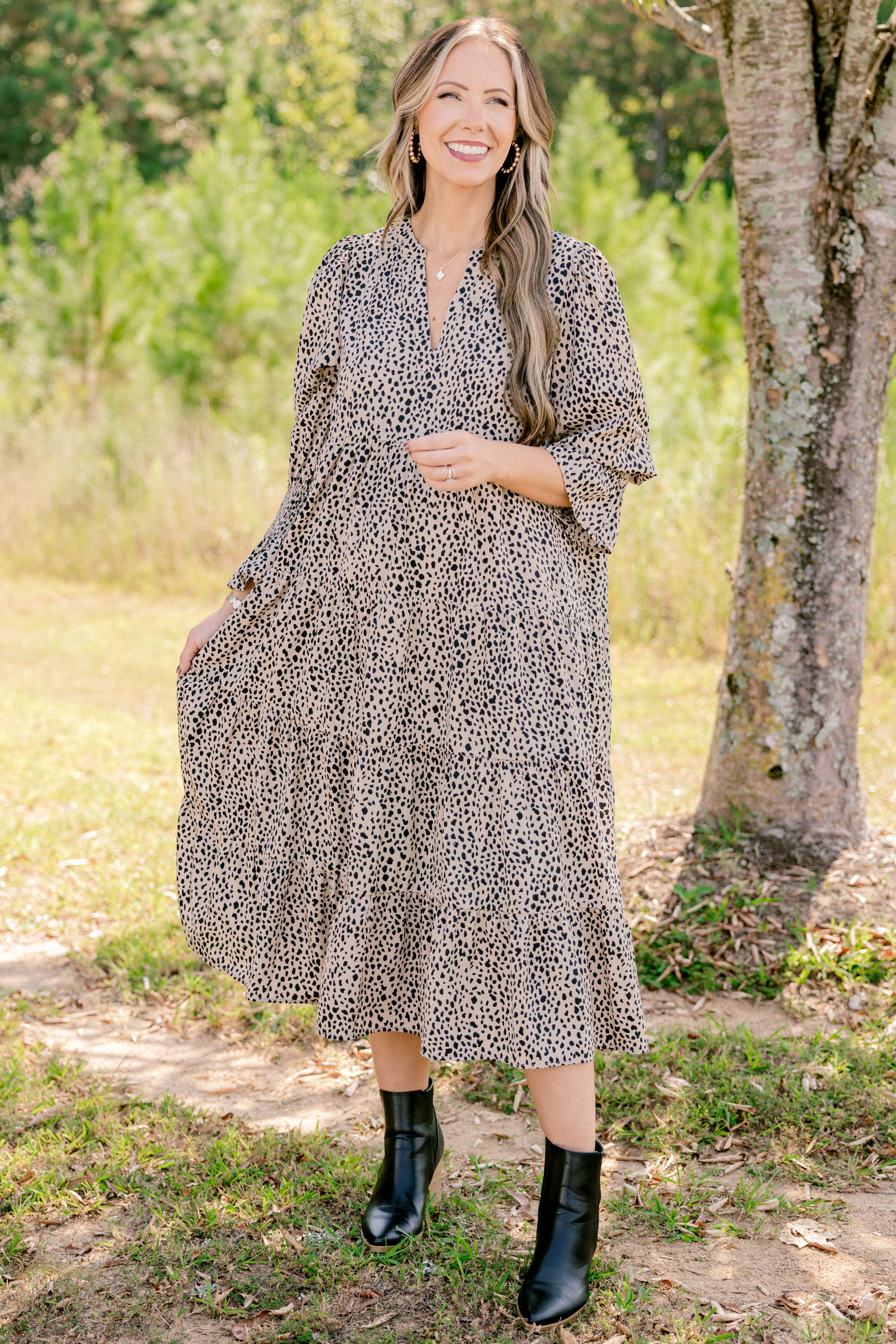 Love You So Dress, Brown Leopard
