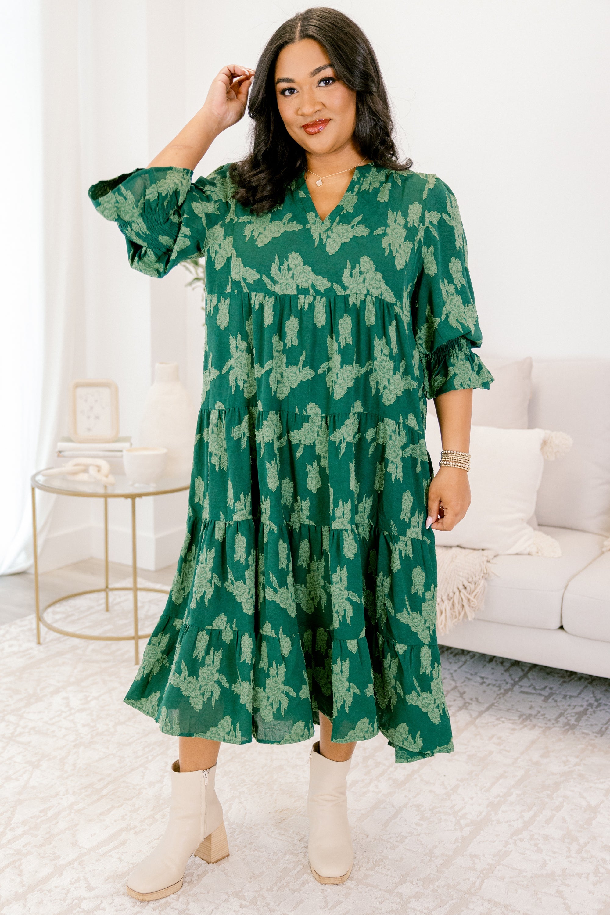 Love You So Dress, Dark Green