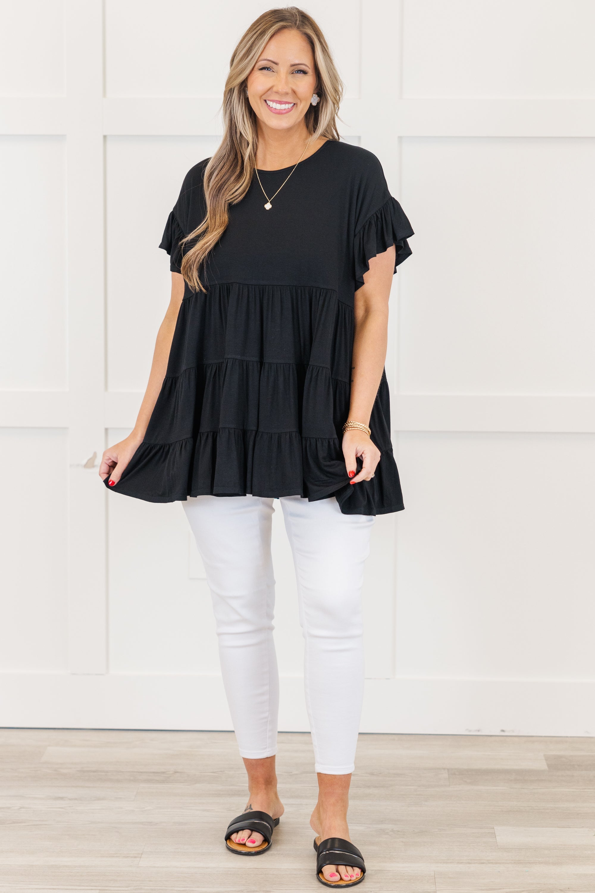Love and Honey Tunic, Black