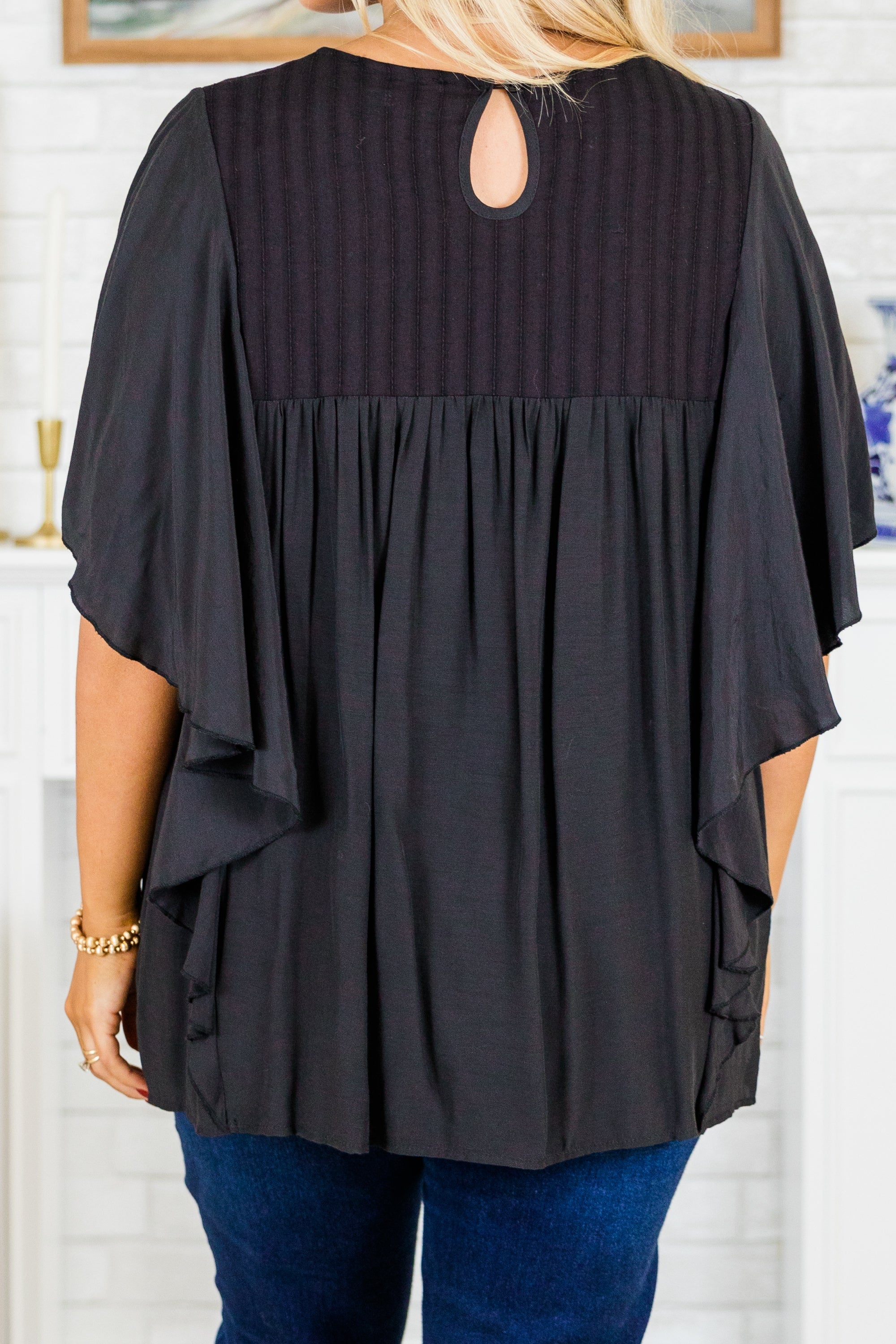 Joy And Jasmine Top, Black