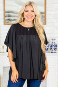 Joy And Jasmine Top, Black