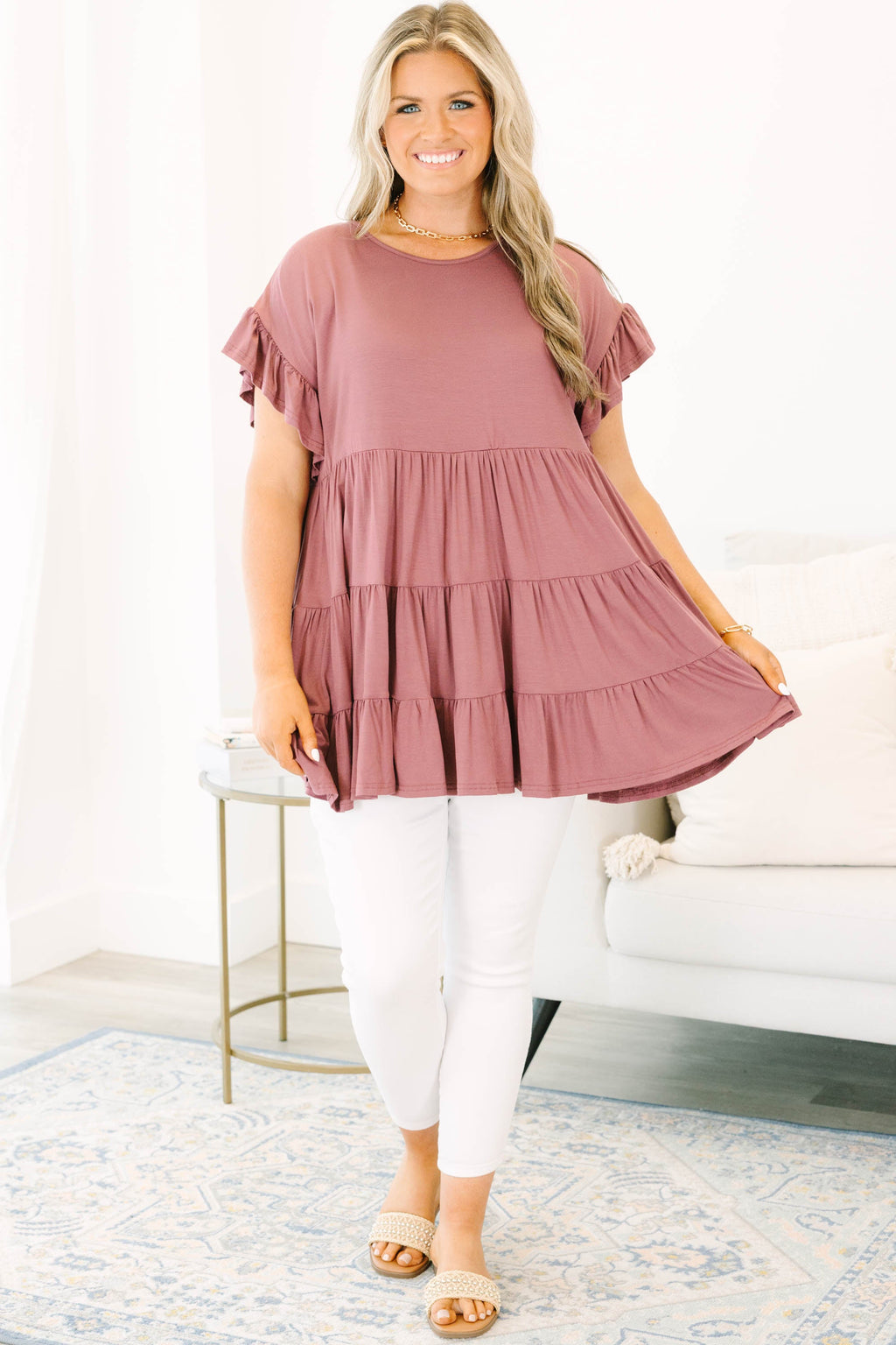 Love and Honey Tunic, Mauve