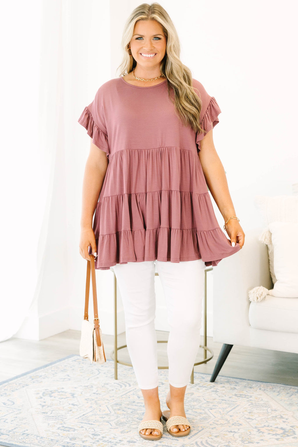 Love and Honey Tunic, Mauve