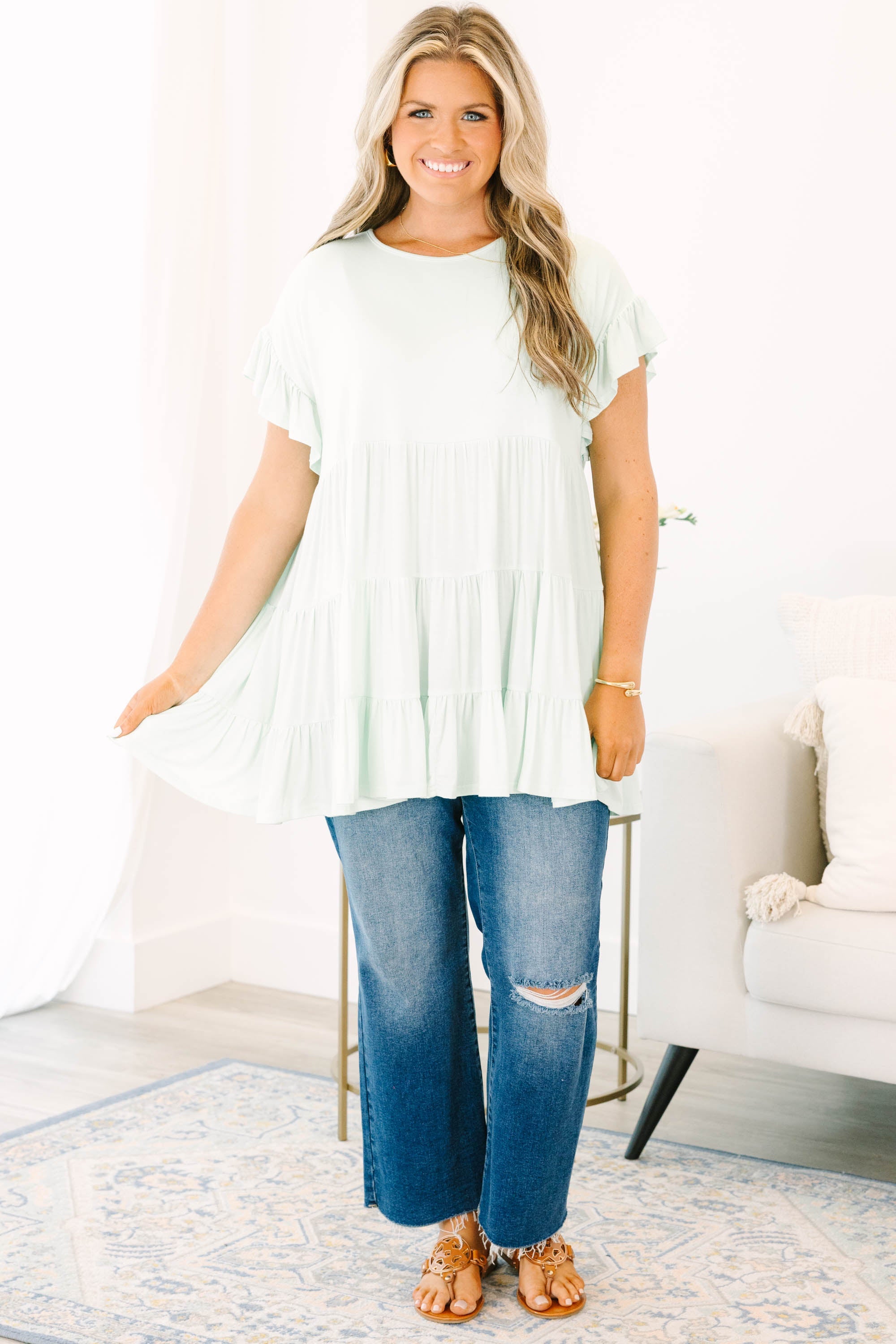Love and Honey Tunic, Sage