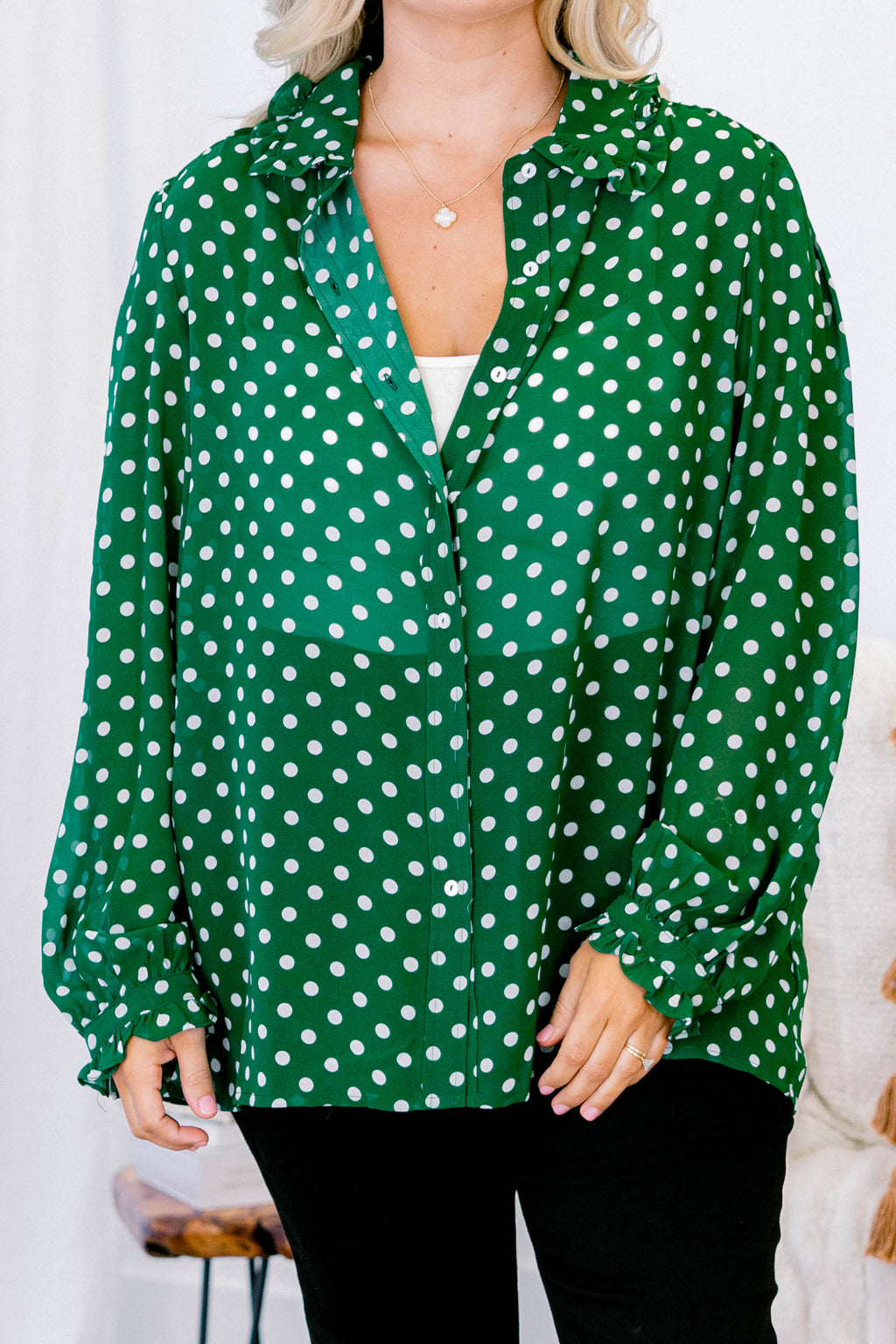 Lovebird Top, Green