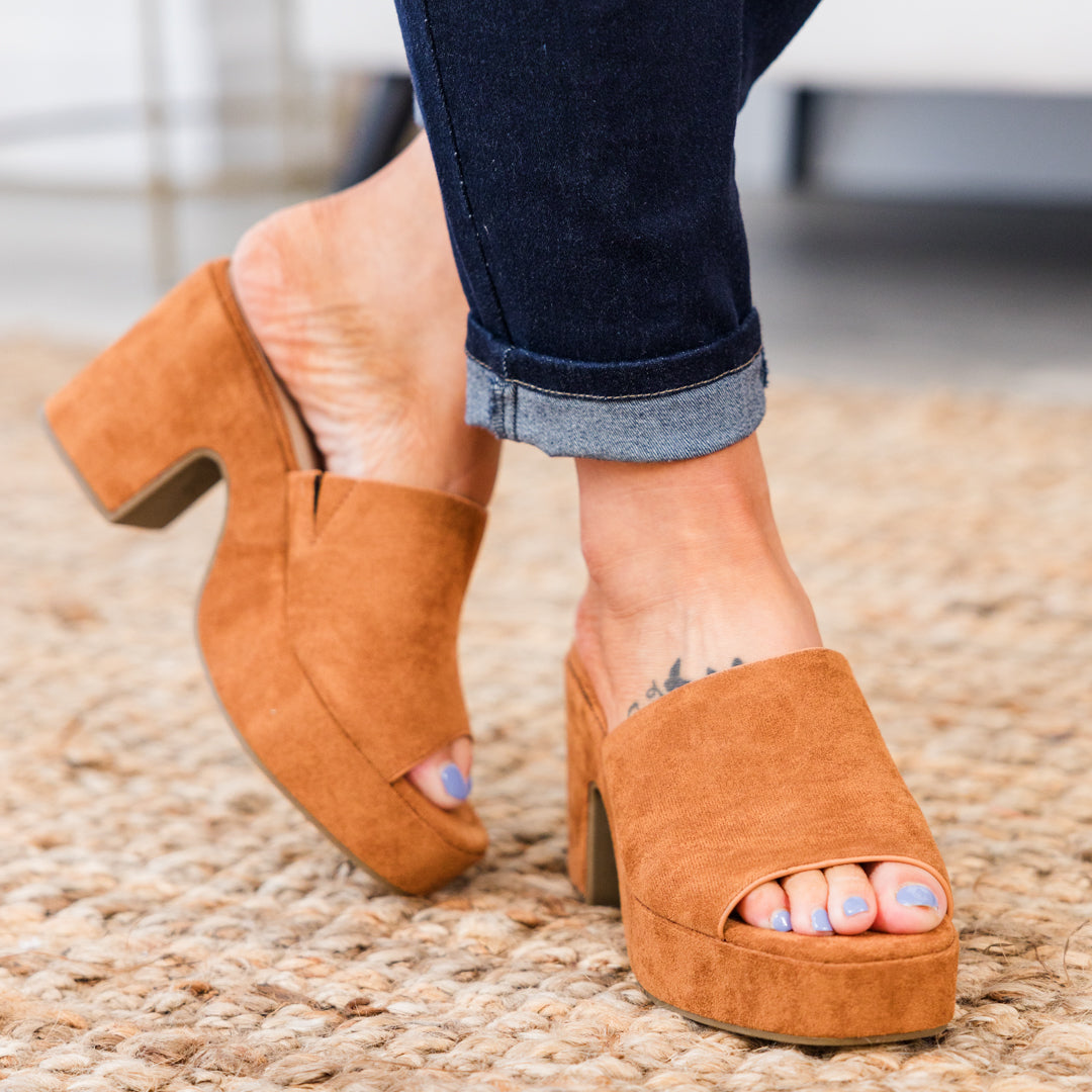 Loved The Message Heels, Whiskey