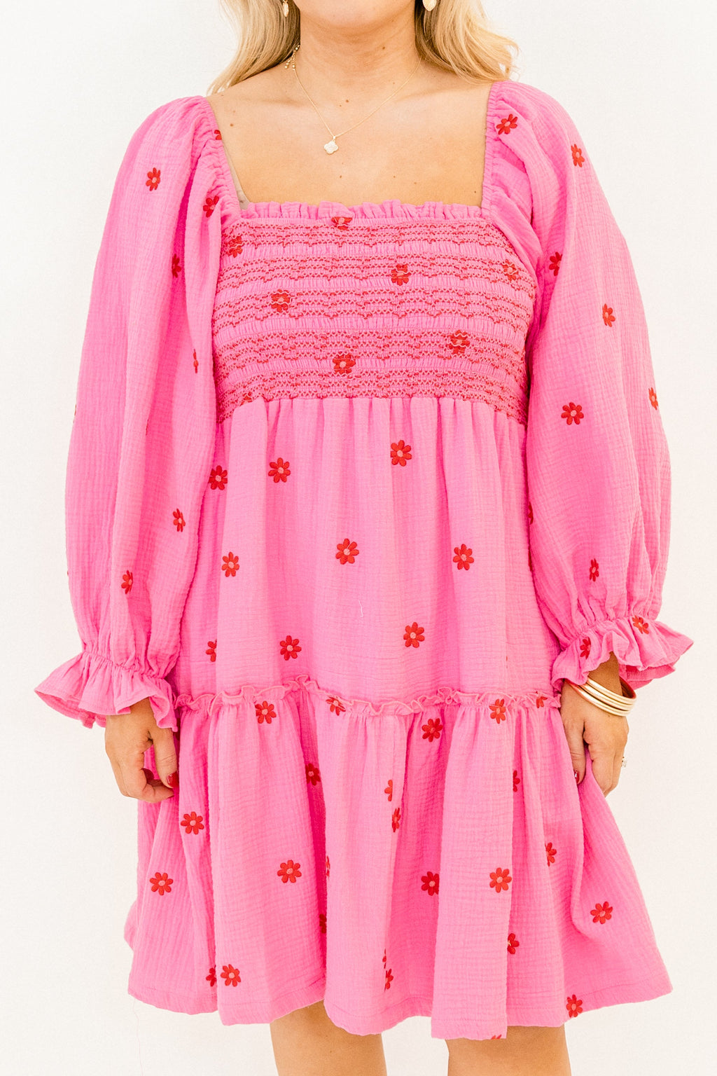 Lovely Days Dress, Fuchsia