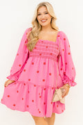 Lovely Days Dress, Fuchsia